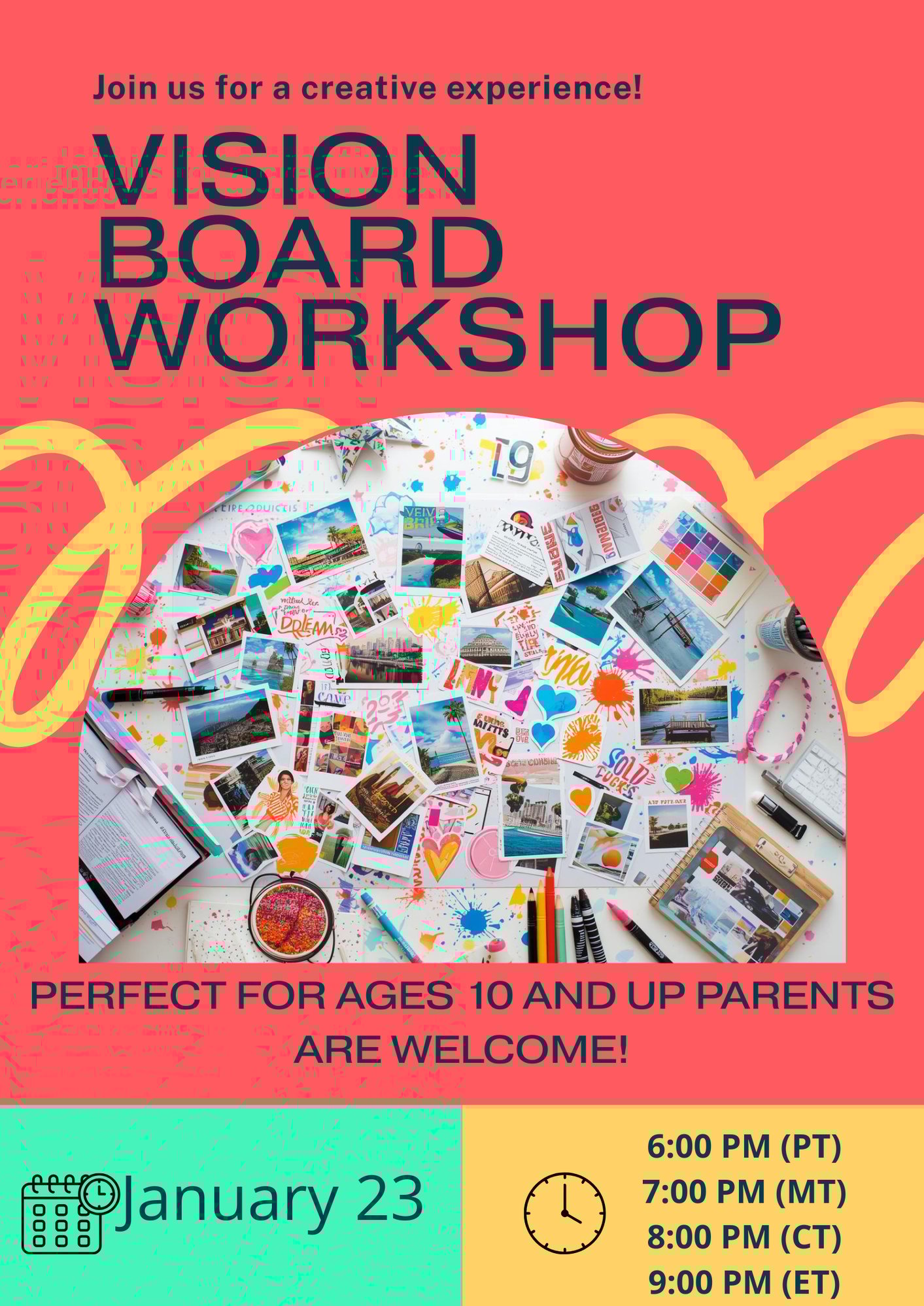 Cartel - Vision Board Workshop Cartel - Vision Board Workshop