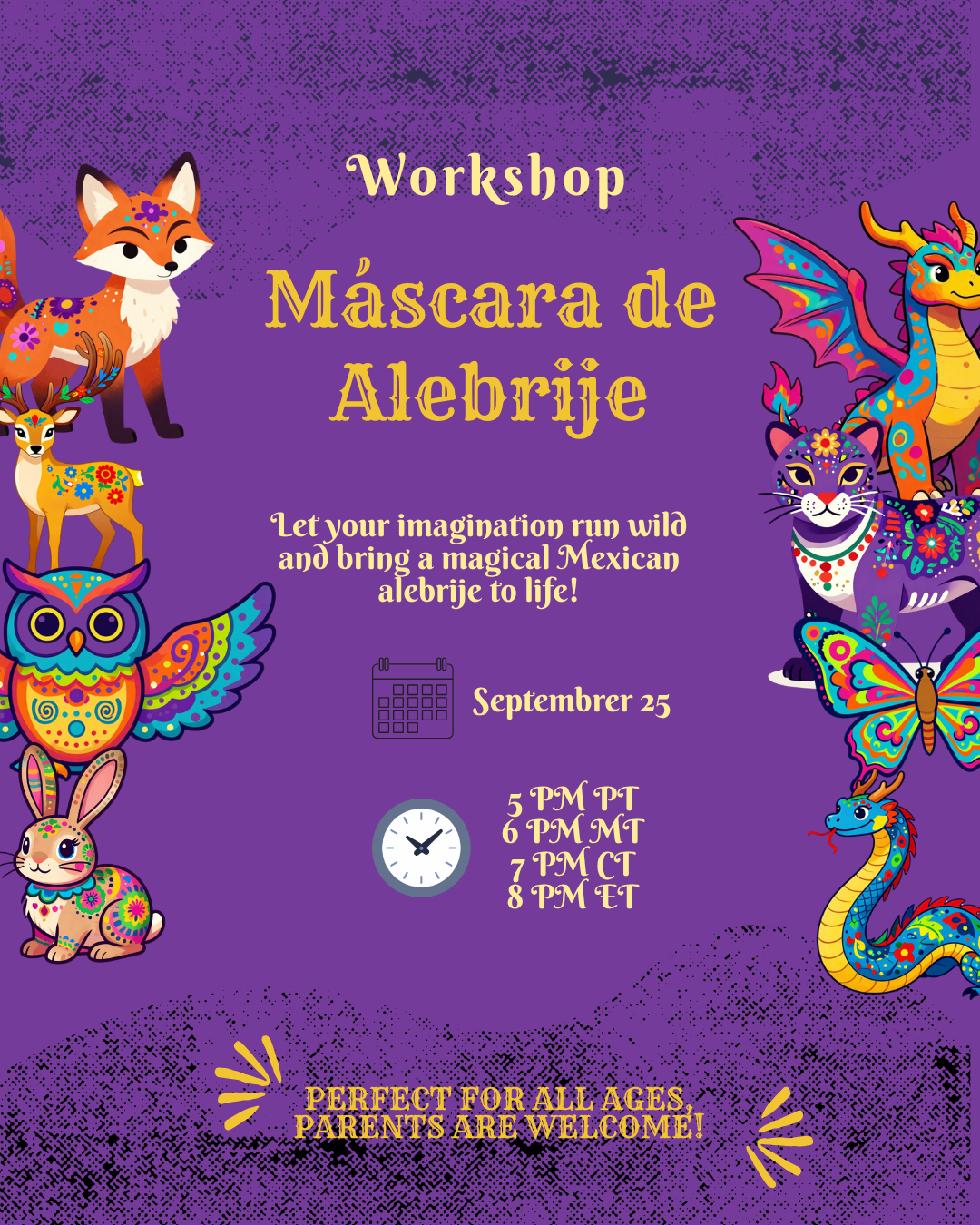 Alebrijes Coloridos para Niños Alebrijes Coloridos para Niños